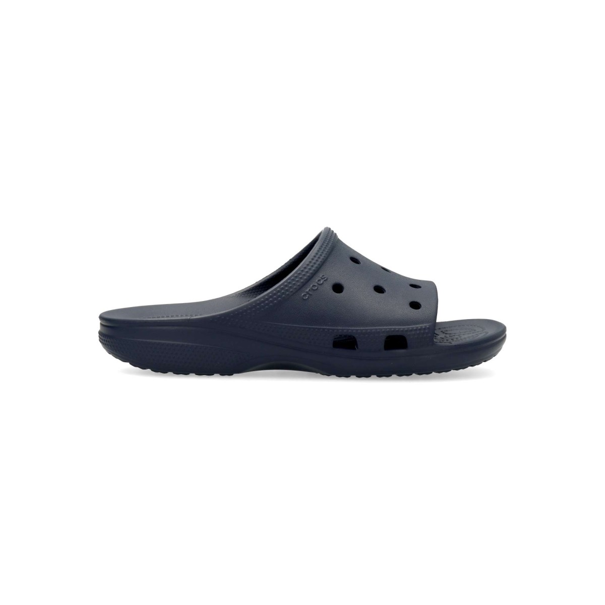 Crocs - Chanclas Classic Slide para hombre, ligeras y versátiles con orificios Jibbitz™ y plantillas Croslite™, ideales para playa y piscina