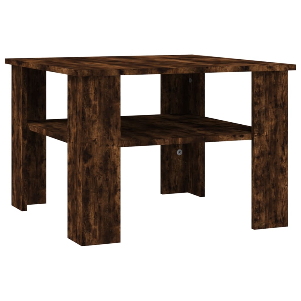 Vidaxl Mesa de Centro Madera Contrachapada 60x60x42 Cm Blanco