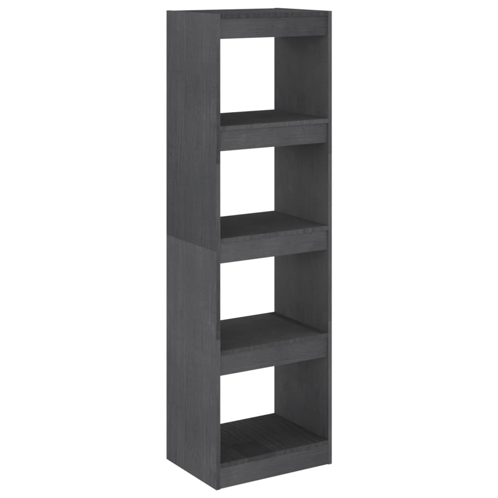 Estantería de Madera Vidaxl 40x30x135,5 Cm Natural, Blanco, Gris