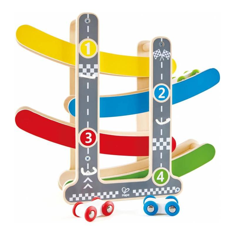 CIRCUITO DE COCHES DE CARRERA MADERA DE HAPE