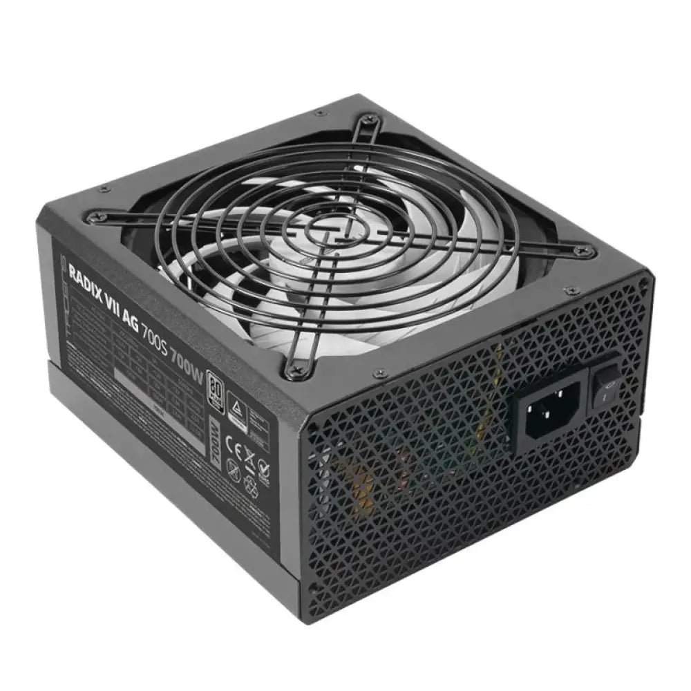 Tacens RADIX VII AG 700S Fuente Alimentación ATX 700W 10 Años Garantía 80plus Silver 87% Negro