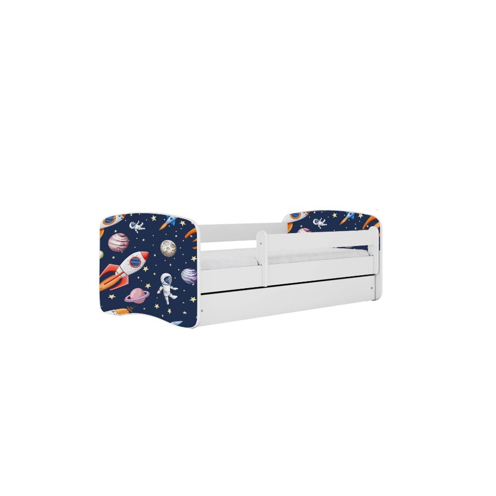 Cama 180 x 80 cm Kocot Kids com gaveta BabyDreams Cosmos White