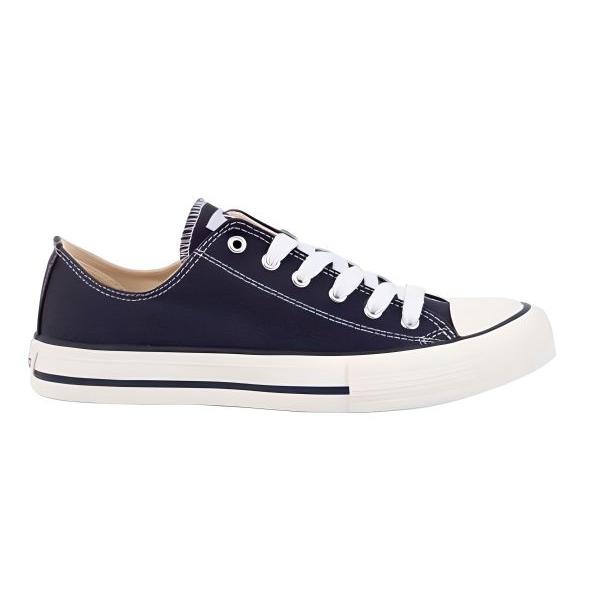 Victoria, zapatillas de lona corte bajo. Cómodas y modernas. Cierre de cordones y plantilla acolchada.
