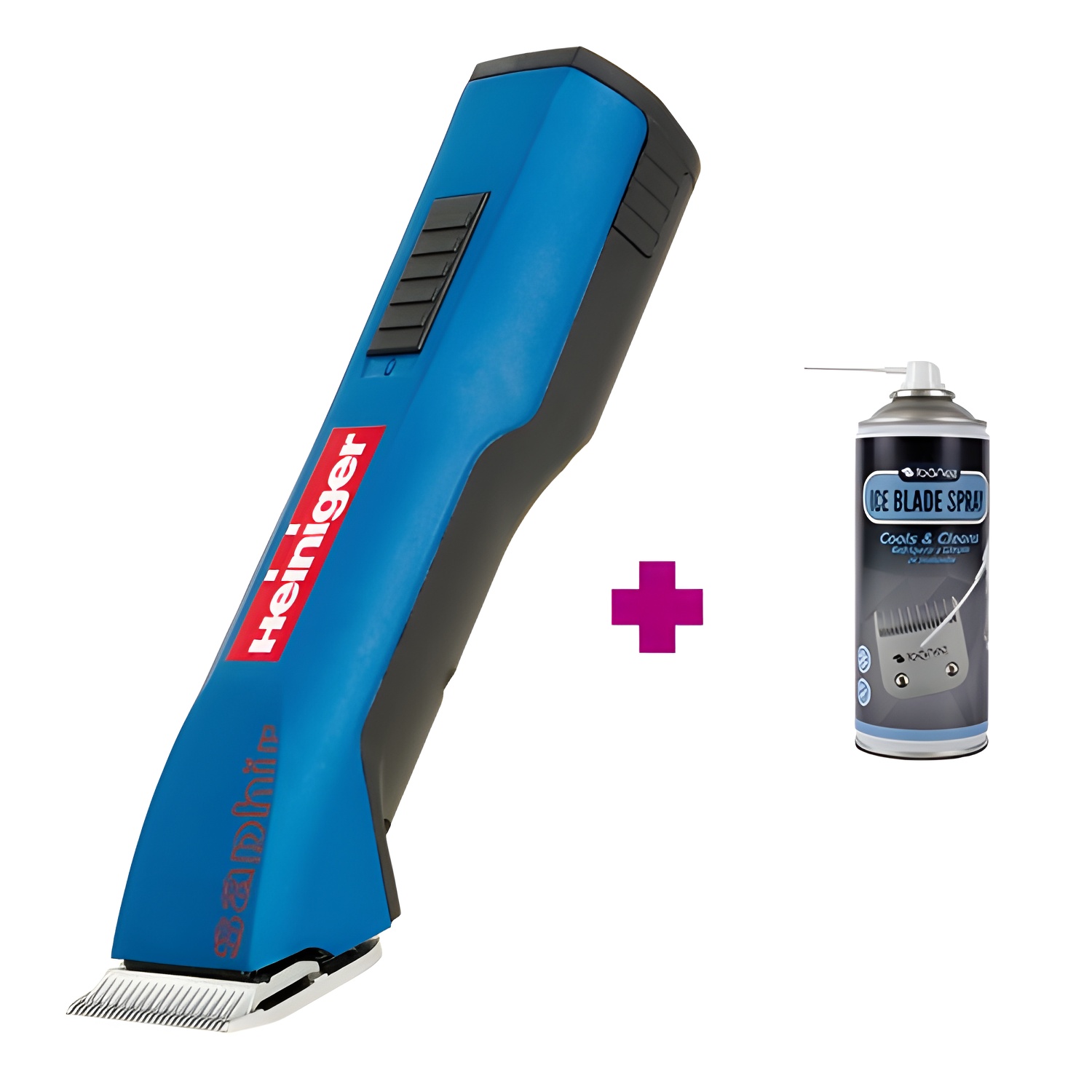 Ibañez Heiniger Saphir Style Azul - Máquina de Peluquería Portátil para Mascotas