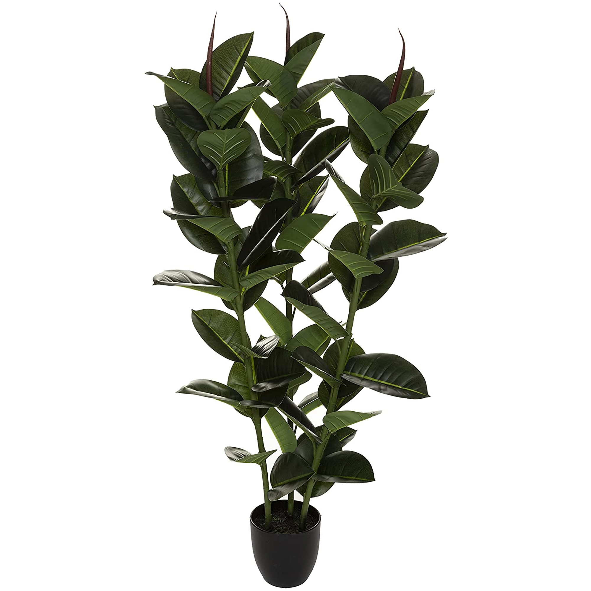 Atmosphera Planta Artificial Ficus Robusta Altura 120cm - Decoración Hogar