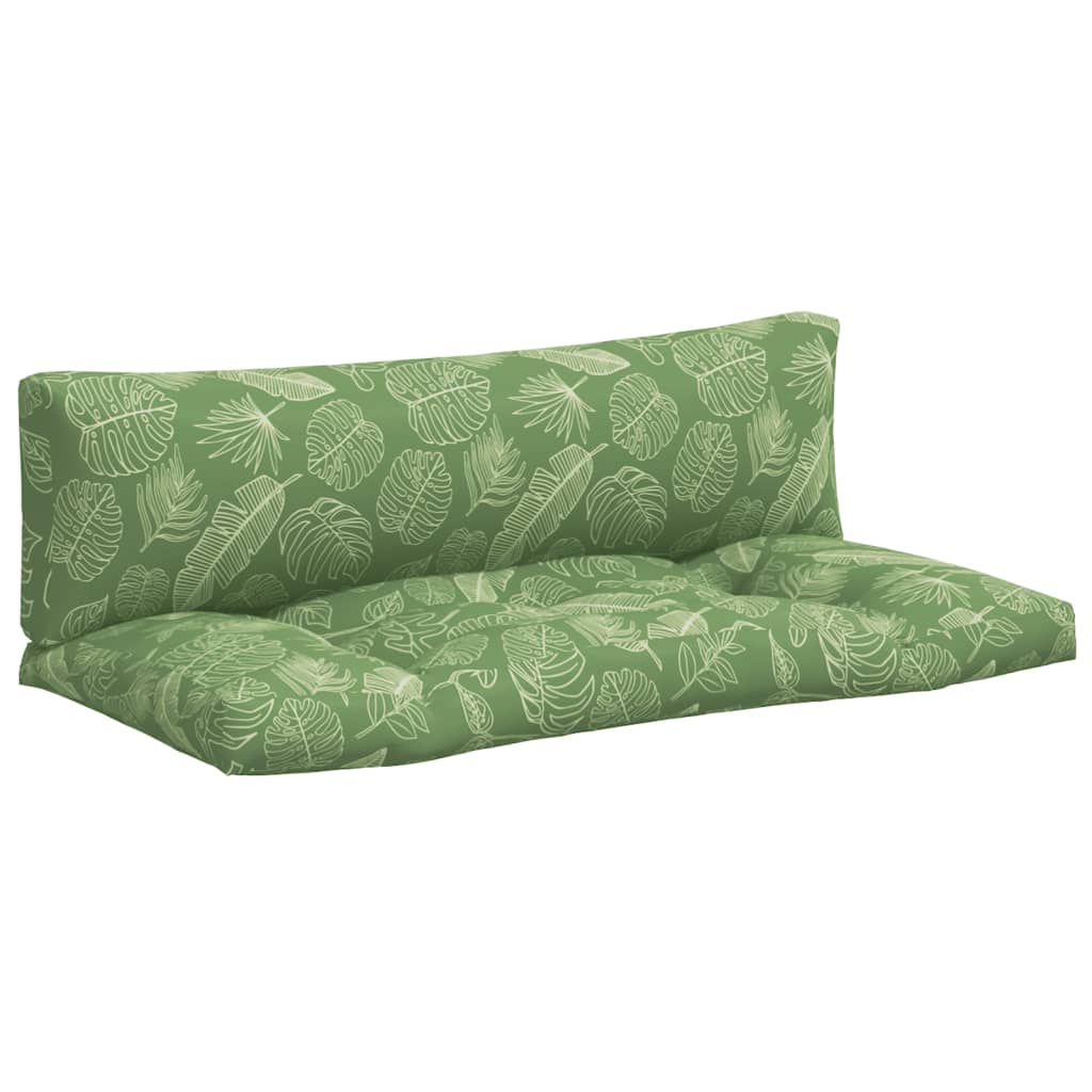 Vidaxl Cojines para Palés 2 Unidades Tela Oxford Color Verde - Pack de 2 Cómodos Cojines de Asiento