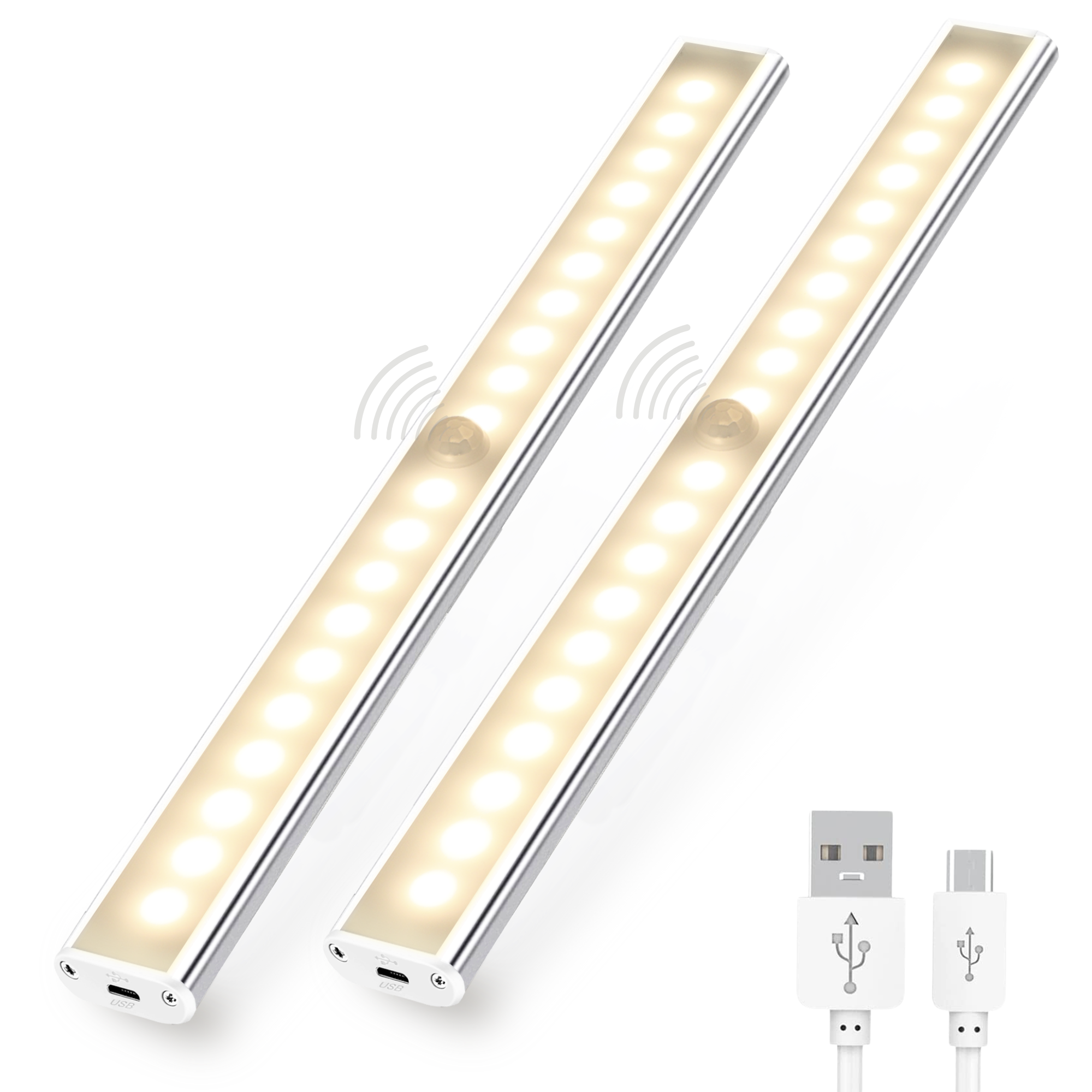 MAGIC SELECT Barra de Luz Cálida Multiusos para Armario, Cocina, Pasillo, Baño y Escalera