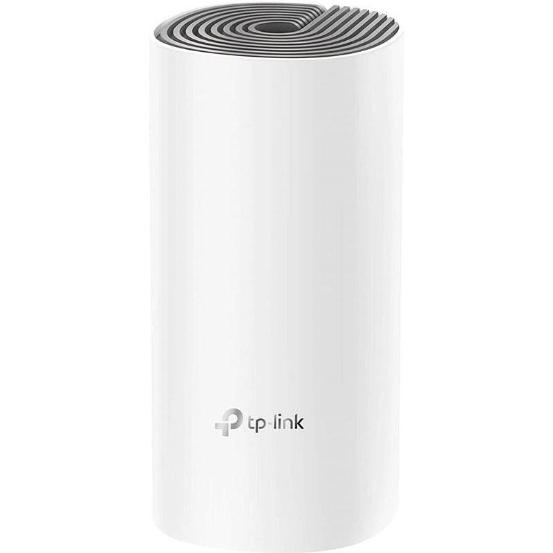 TP-LINK DECO E4 (1-pack) Doble banda (2,4 GHz / 5 GHz) Wi-Fi 5 (802.11ac) Blanco, Gris Interno