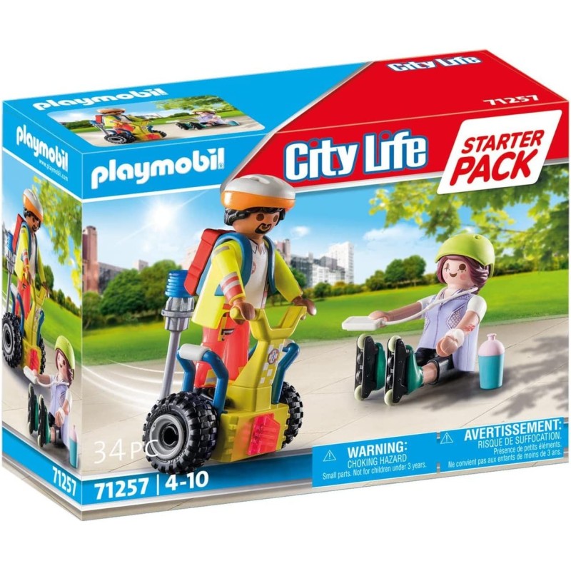 Playmobil 71257 Starter Pack Rescate con Balance Racer edad a partir de 3 años. 23P71257