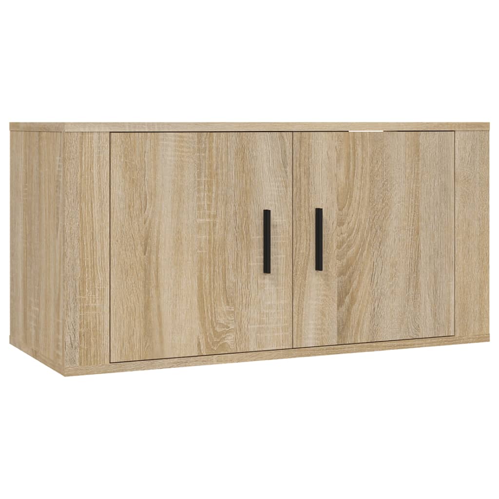 vidaXL Mueble para TV de pared 80x34,5x40 cm, Mueble de Salon, Mueble TV, Mueble TV salon, Mesa de TV, Mueble tele