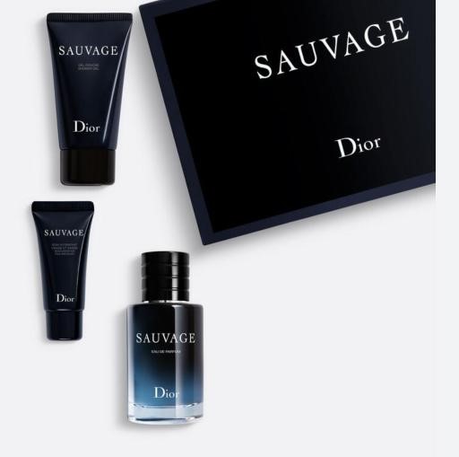 Dior - DIOR Sauvage Cofre Regalo Eau De Parfum 60ML + Shower Gel 50ML + Face Cream 20ML