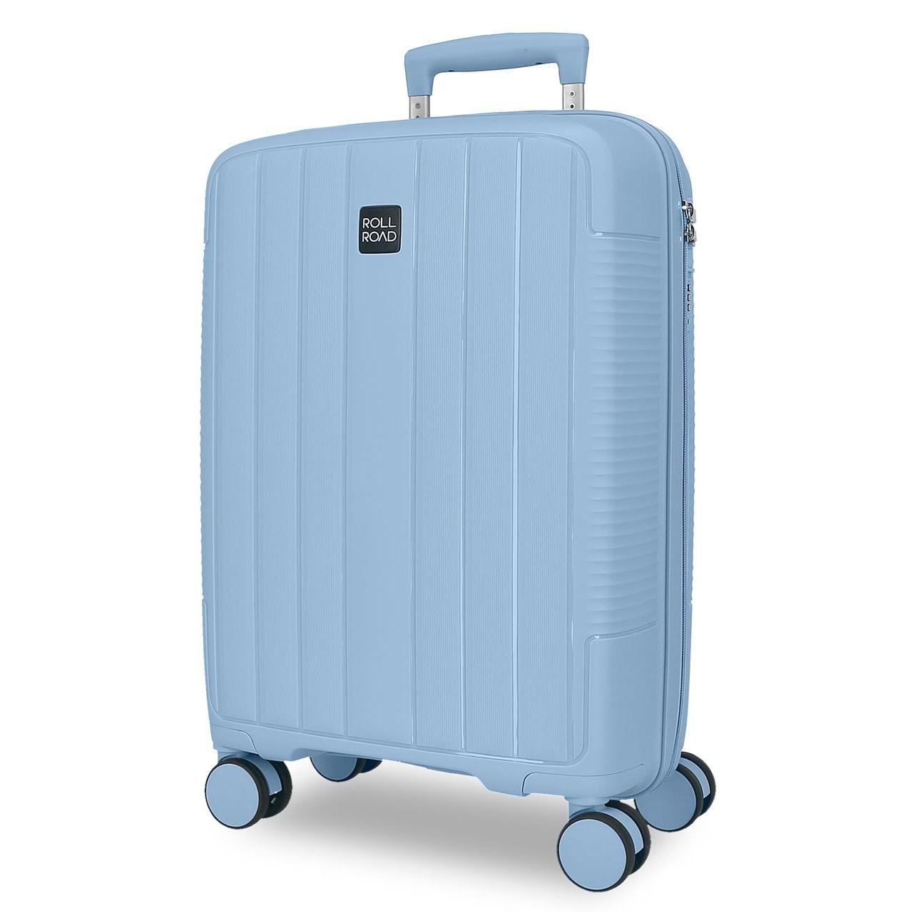 Maleta de cabina Roll road Acadia azul claro 35x55x22 cm