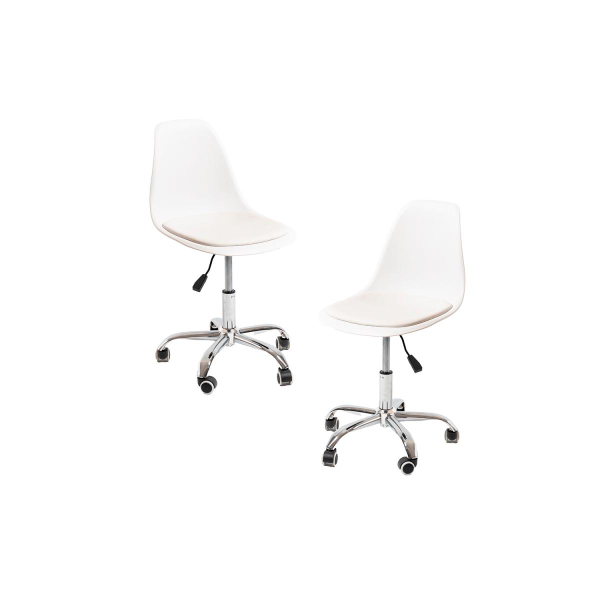 Regalos Miguel - Packs Sillas - Pack 2 Sillas Dami Office - Blanco