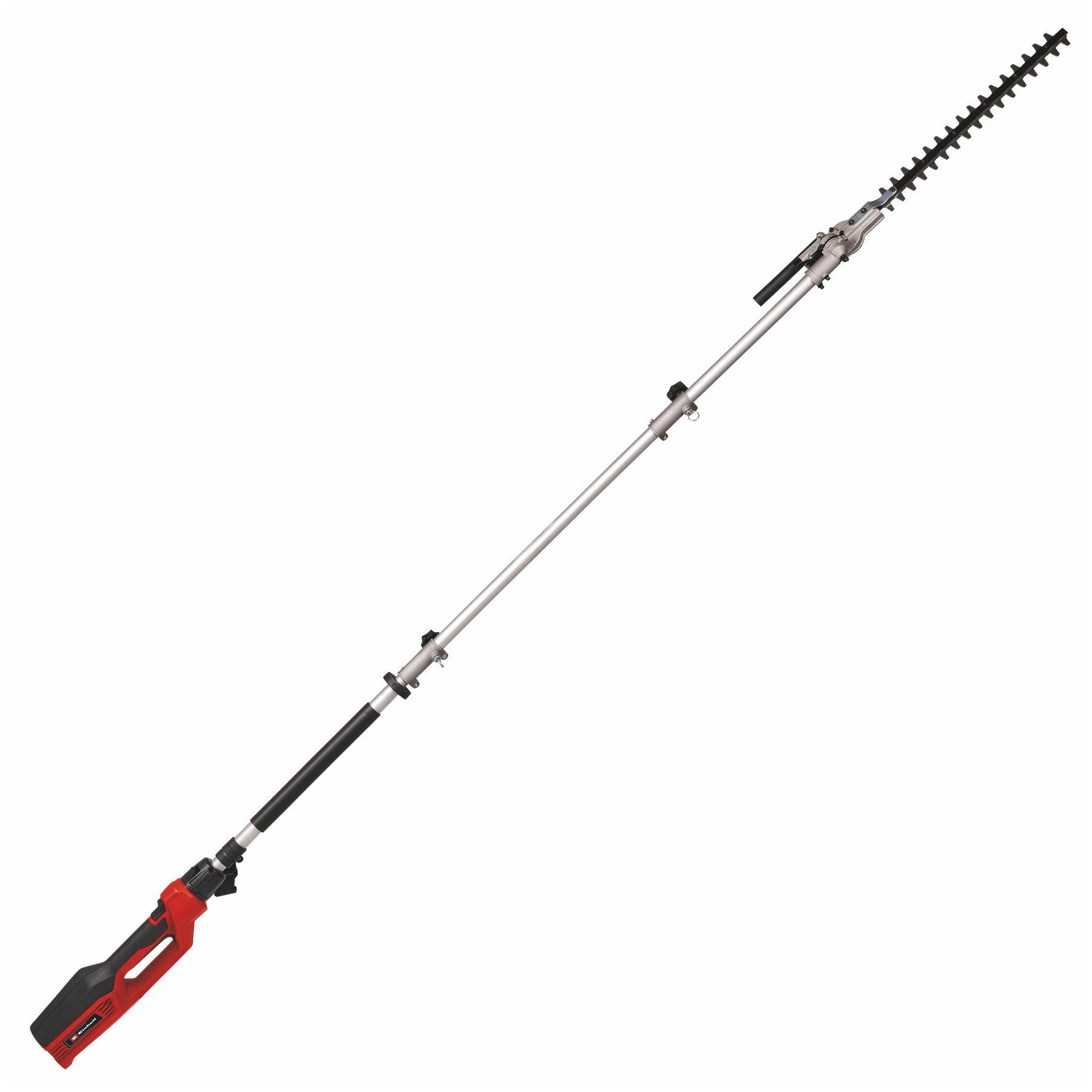 Einhell Cortasetos telescópico eléctrico GC-HH 9046 (900 W, Longitud de Corte 41,2 cm, Distancia Dental 20 mm, Alcance 1,97 m, Extensible hasta 2,60 m, Accesorio de poda inclinable)