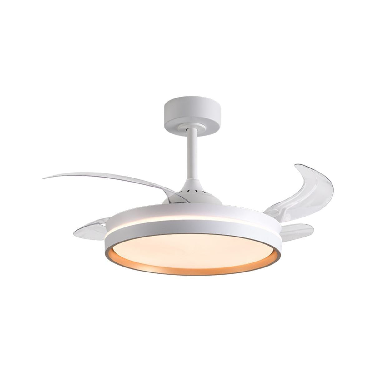 Ventilador de techo Akran Bel Air 72W 4 aspas retráctiles con luz LED Ø108 cm