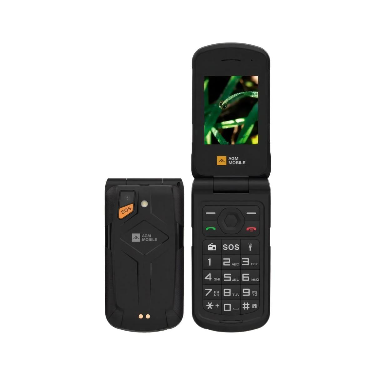 AGM M10 Flip 4G Black / Rugerizado / Móvil 2.4"
