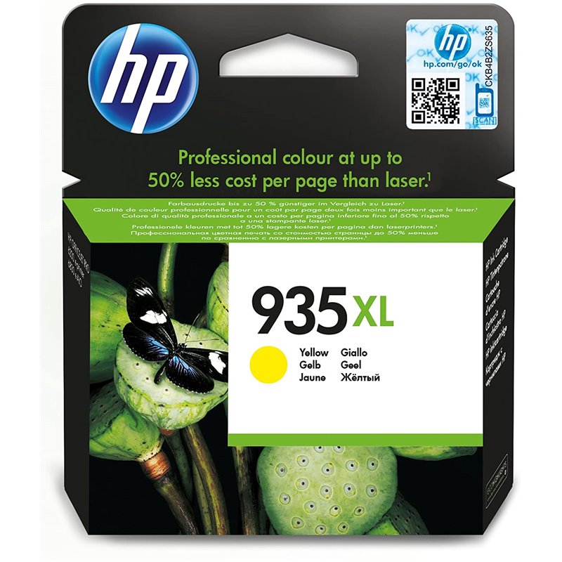 Cartucho de tinta original HP 935XL amarillo 825 páginas 9,5 ml (C2P26AE)