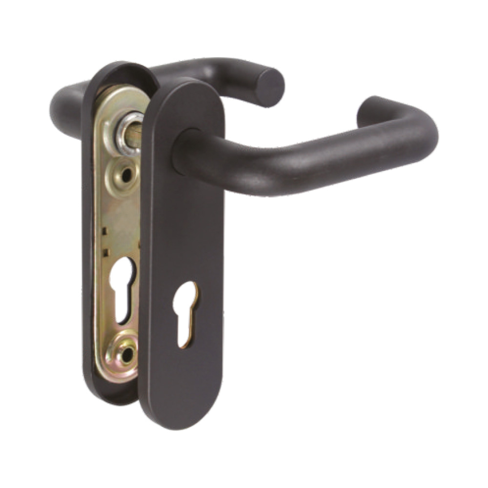 MANIVELA DE NYLON PARA PUERTAS CORTAFUEGOS 172x46.5mm
