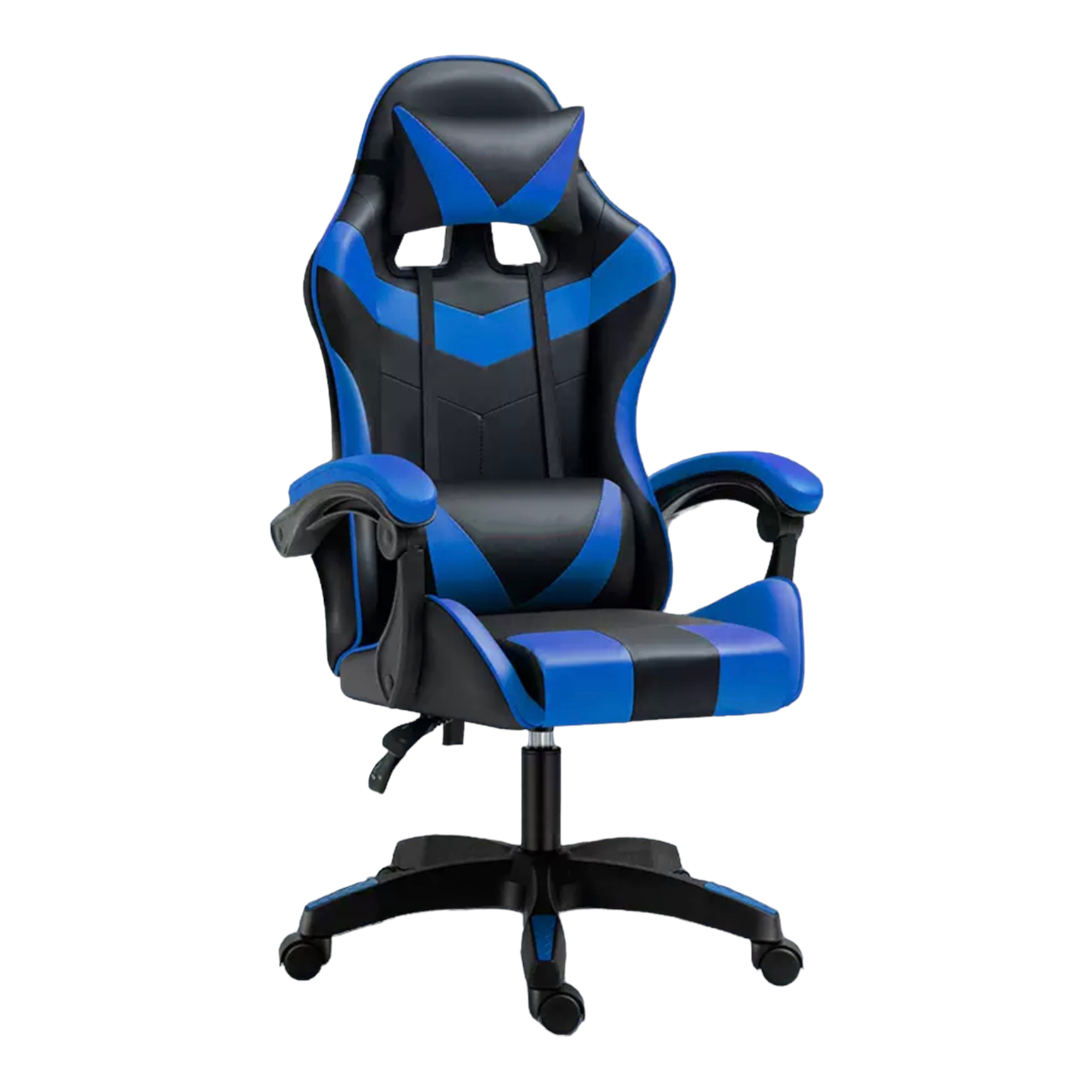 Silla Gaming para Escritorio, Oficina y Juegos Online Giratoria. Silla Cómoda de Altura Ajustable para Gaming ergonómica, de piel sintética.Silla racing de gaming videojuegos y de oficina. Es ergonómica y con diseño moderno (S001 7499 8499 Flash D7)