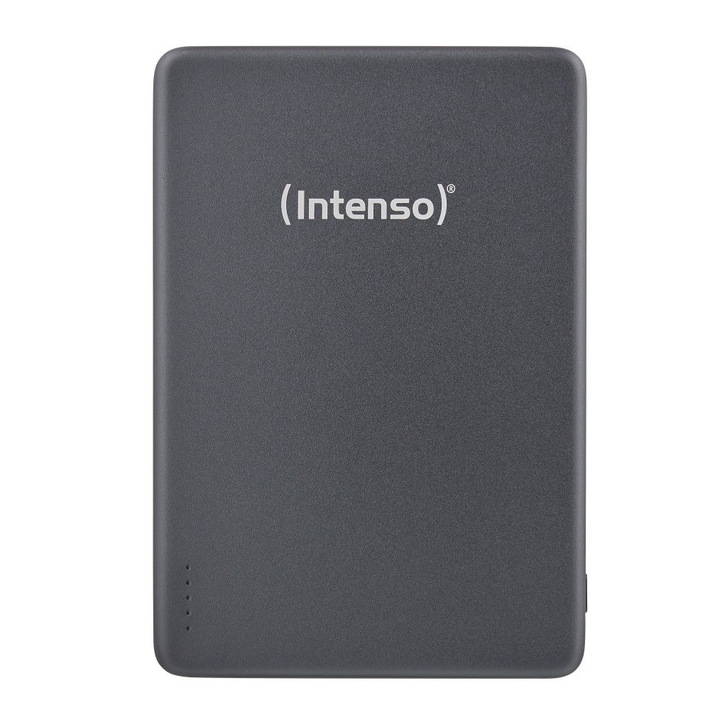 Intenso - Powerbank MW10000 MagSafe 10000 mAh con carga inalámbrica de 15 W y puerto USB-C bidireccional, gris elegante para iPhone y dispositivos compatibles