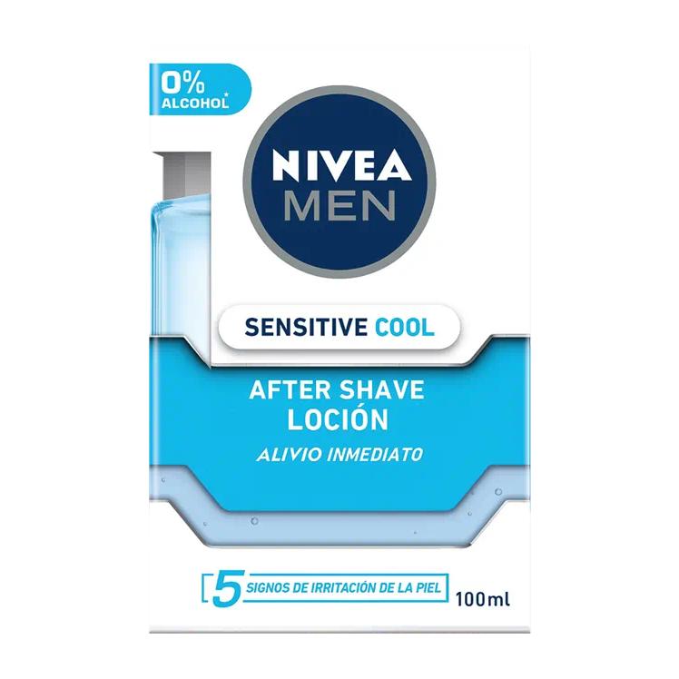 Nivea After Shave Loción Sensitive Cool 0% Alcohol 100 Ml - Golpe de Frescor