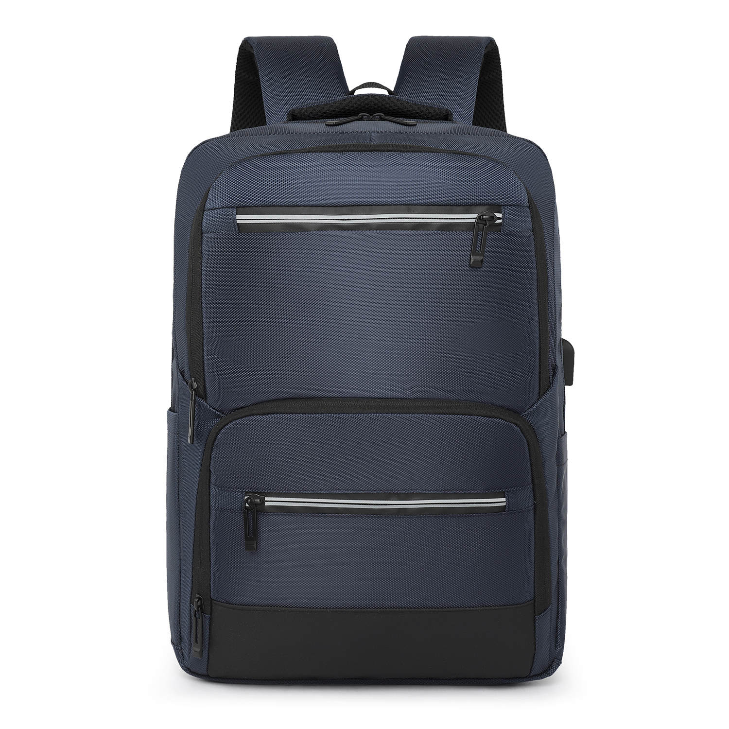 DAM Mochila de viaje con gran resistencia, impermeable y con conexión USB. Acolchada, ventilada y con asa para trolley. 30,5x16x45 Cm.