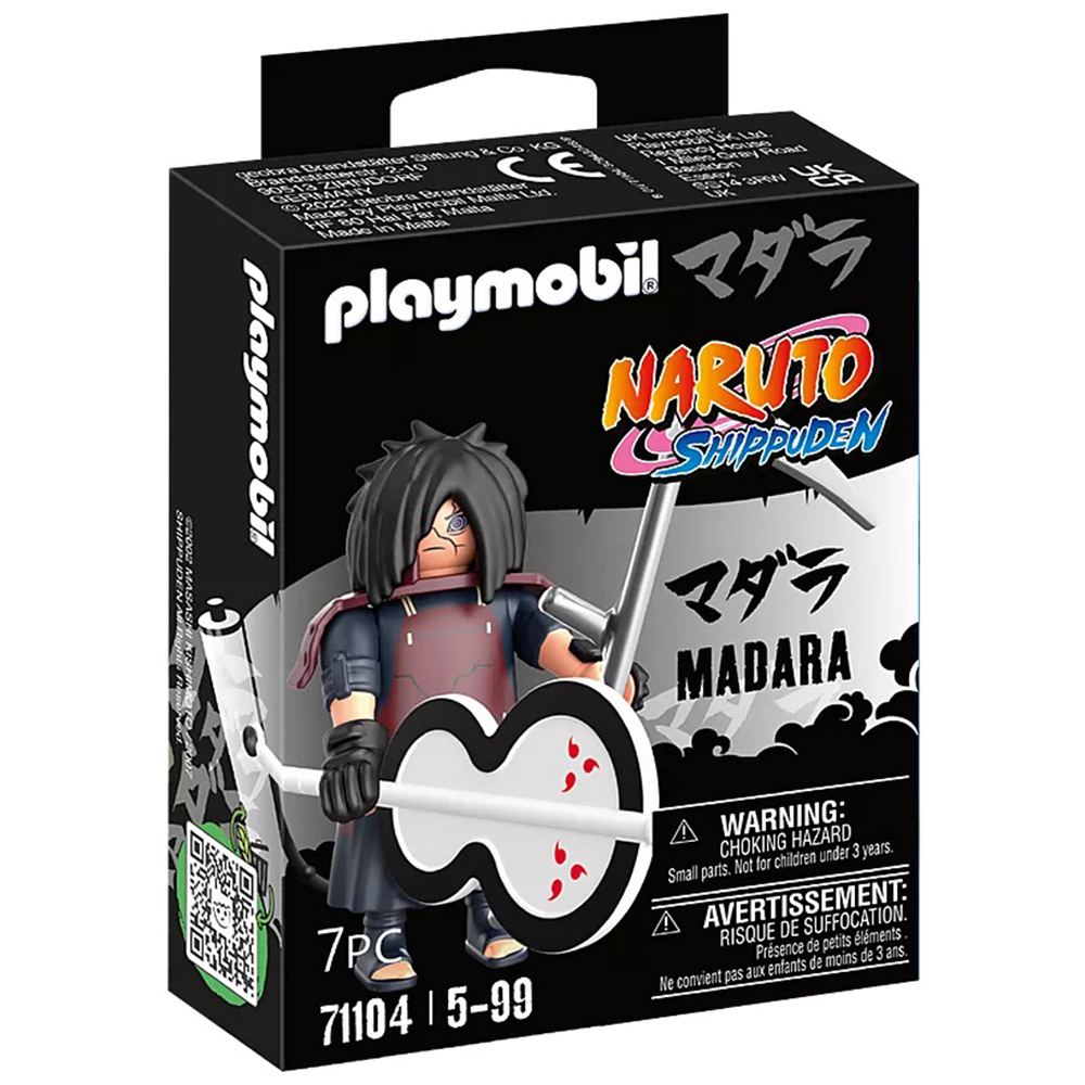 PLAYMOBIL NARUTO SHIPPUDEN - MADARA, 71104, PRODUCTO CON LICENCIA OFICIAL, ENVIO 24-48 HORAS PENÍNSULA, PIEZAS, CLICKS, COLECCIONABLES, JUGUETES, FIGURA, MUÑECO, FAMOBIL, 100% ORIGINAL