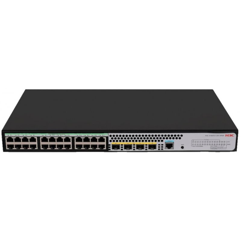 H3c S1850v2-28X-HPWR L2 Ethernet Switch Con 24*10/100/1000base-T