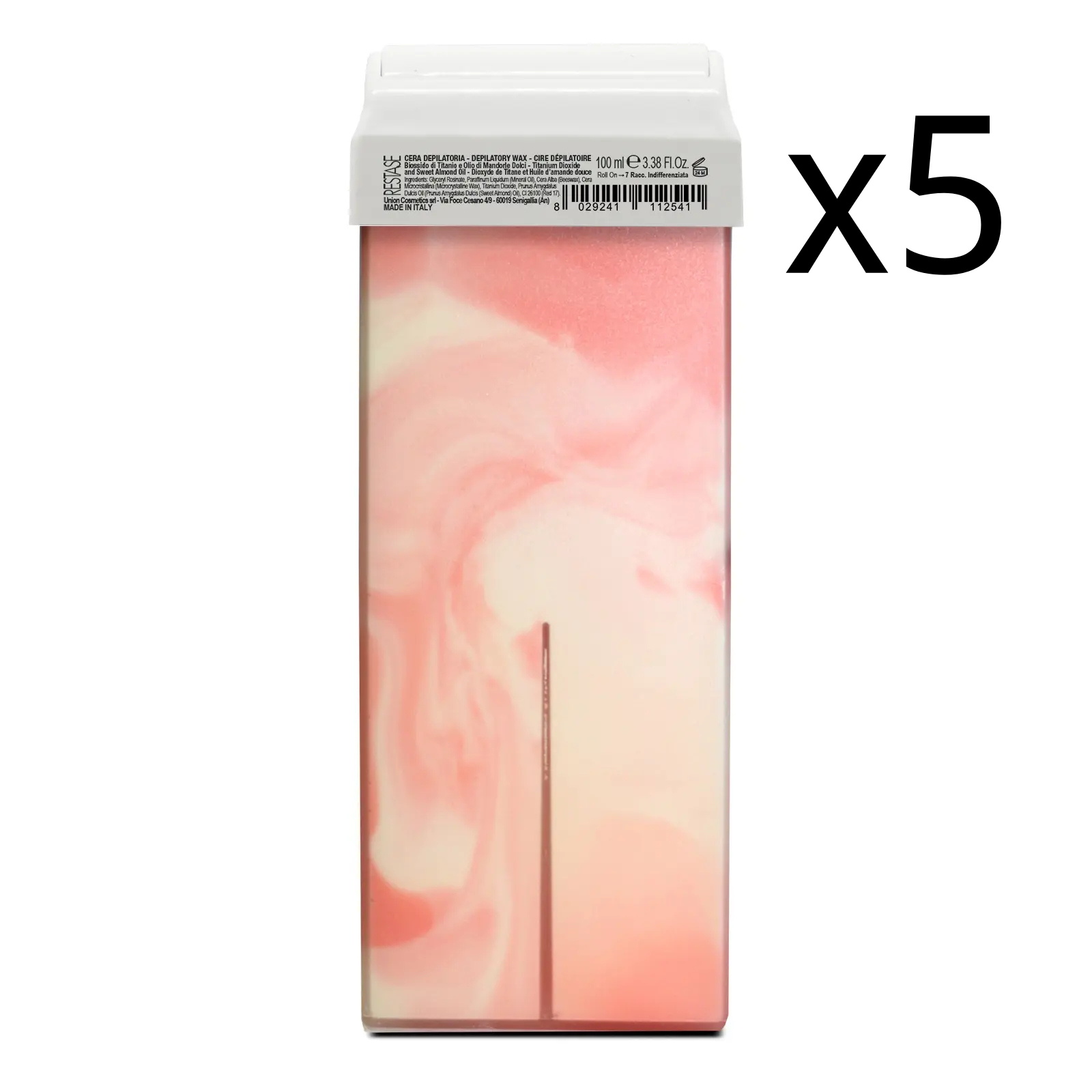 5 Uds Cera Depilatoria Roll-On 100 ml RESTASE – Depilación Fácil, Rápida y Profesional