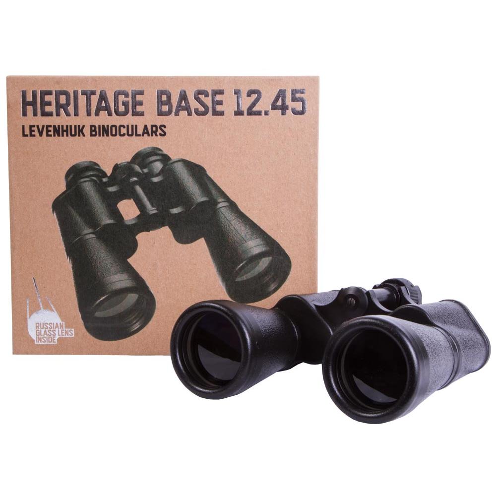 Prismáticos Levenhuk Heritage BASE 12x45 Edición Limitada con Lentes de Objetivo Potentes y Cuerpo Resistente