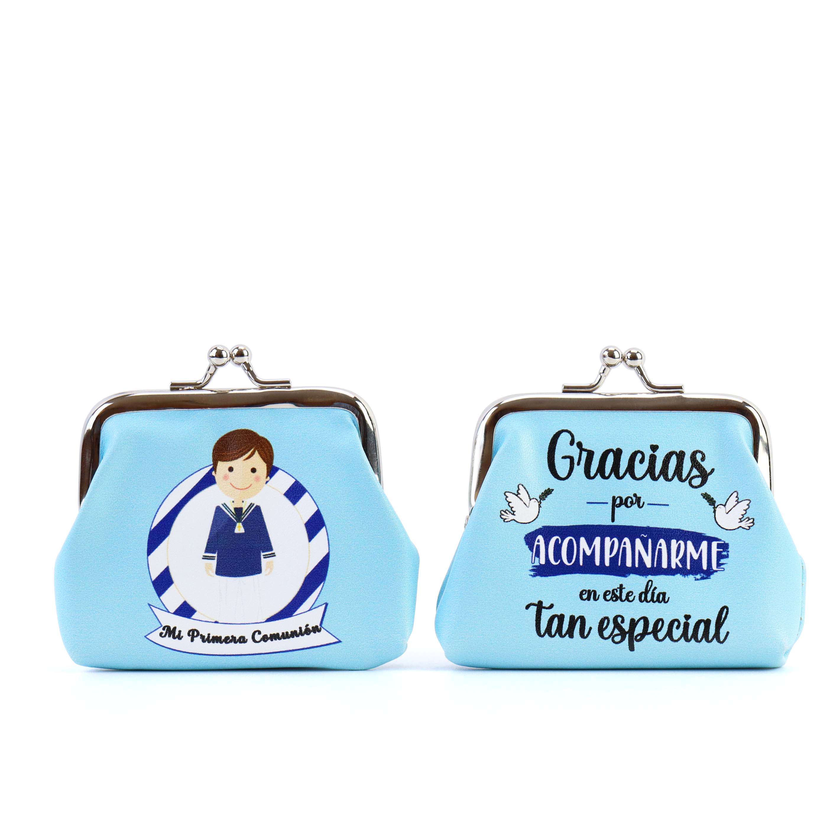 Pack de 12 a 42 unidades de monederos para mujer, monederos de comunión niña o niño, detalles comunión mujer, recuerdos primera comunión, regalos para invitados de comunión, artículos decorativos y originales para celebraciones, Regalantes.com