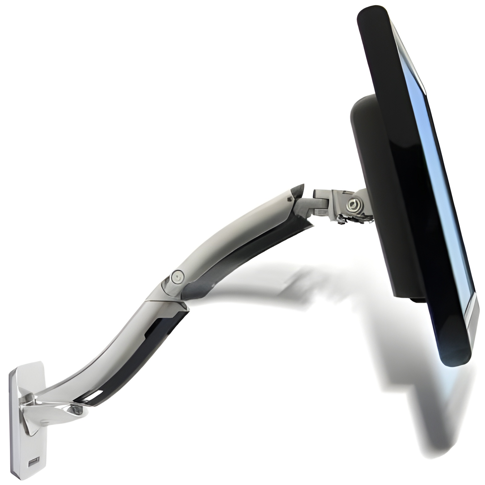 Soporte de Pared Ergotron MX Wall Mount LCD Arm 106,7 Cm (42") Aluminio - Ahorra Espacio en Tu Escritorio