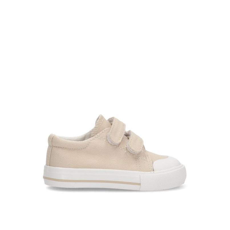 Zapatillas Lona Luna Kids - Niña - Suela Plana - Modelo Rbs1263 - Color Beige