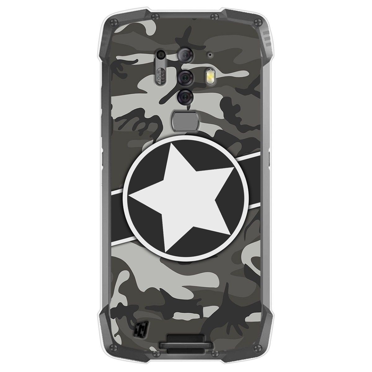 Tumundosmartphone Funda Gel Tpu para Blackview BV6900 / BV6900 Pro diseño Camuflaje 02 Dibujos