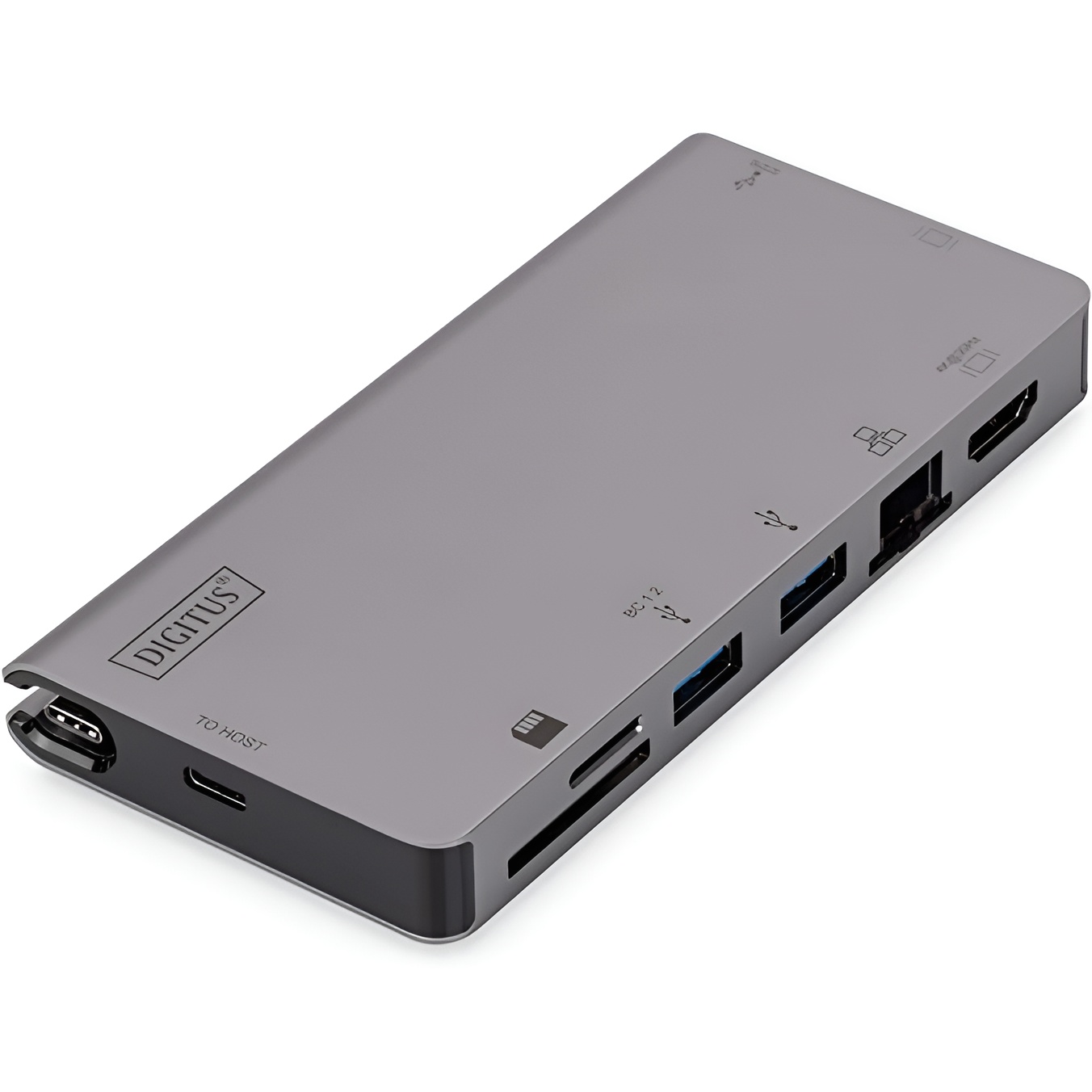 Digitus usb-c multi travel dock 2xvideo2xusbc2xusb3 rj452xcardr.
