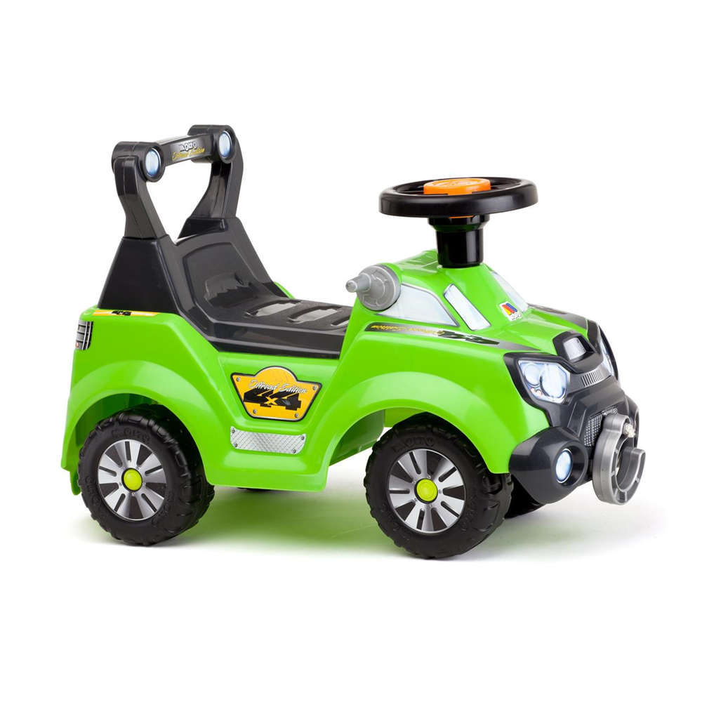 Correpasillos 4x4 con palo y bandeja de seguridad 92 cm (Molto 13239)