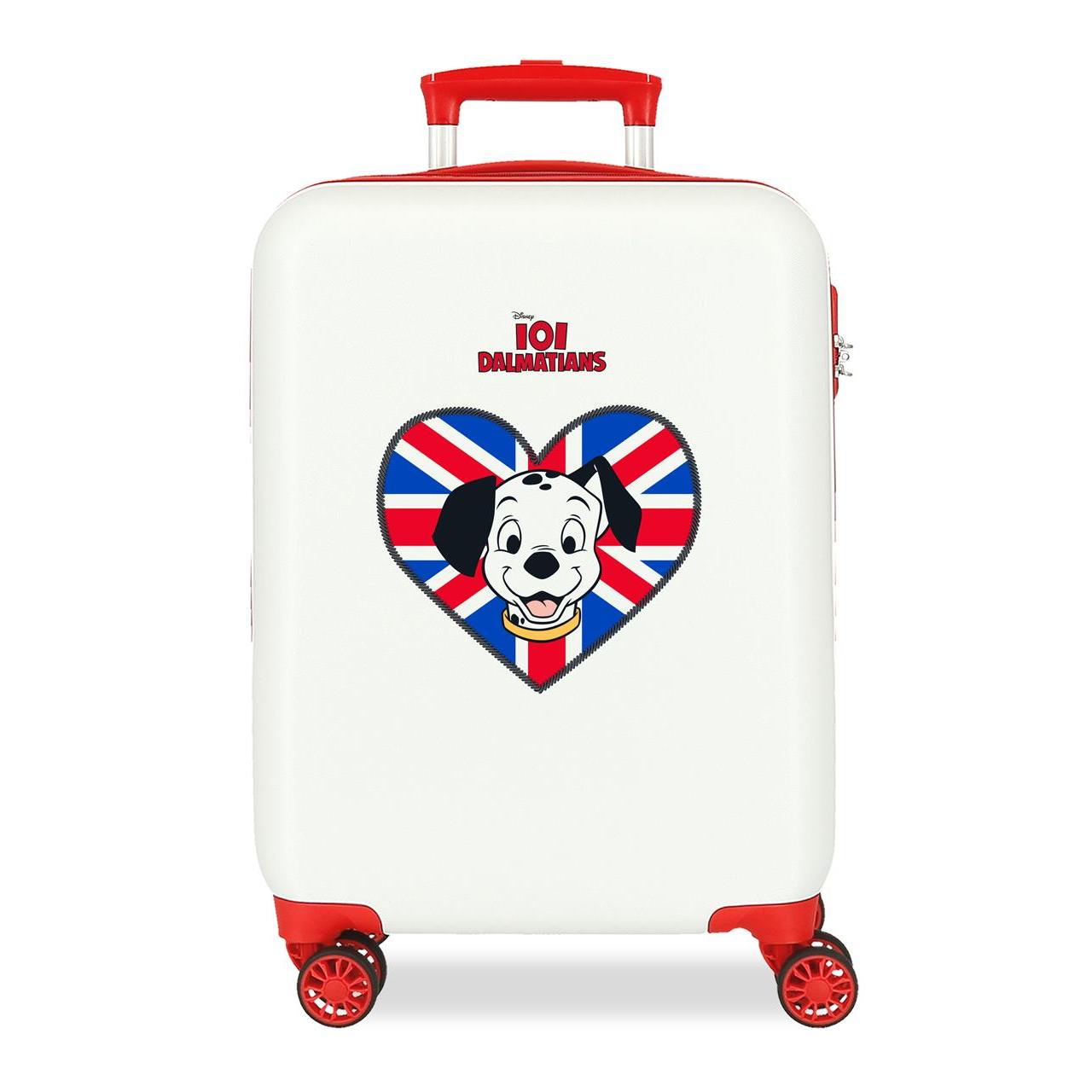 Maleta de cabina Disney Clasicos Blanco 55x38x20cm