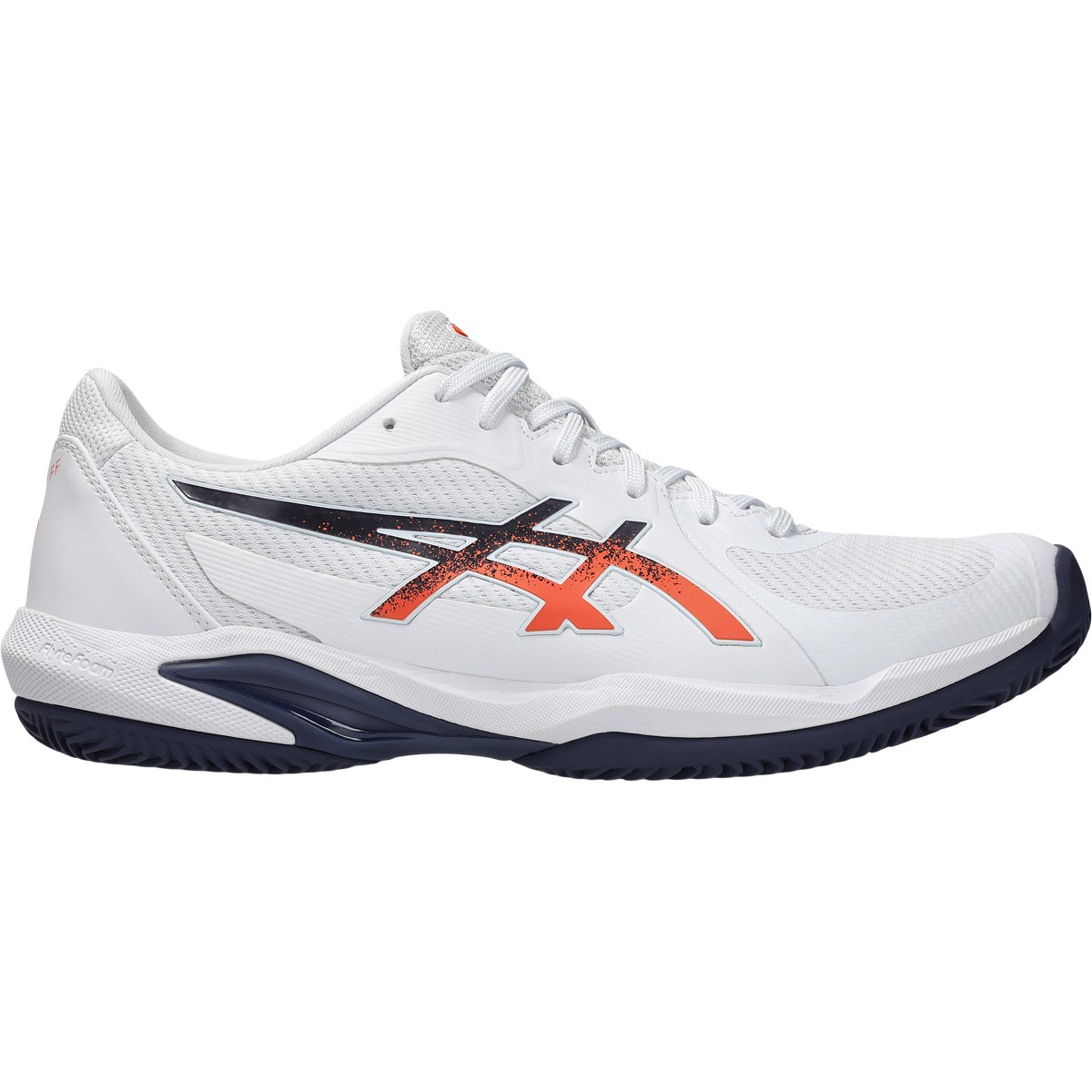 Zapatillas Asics Solution Swift FF 2 Padel Blanco Azul Naranja