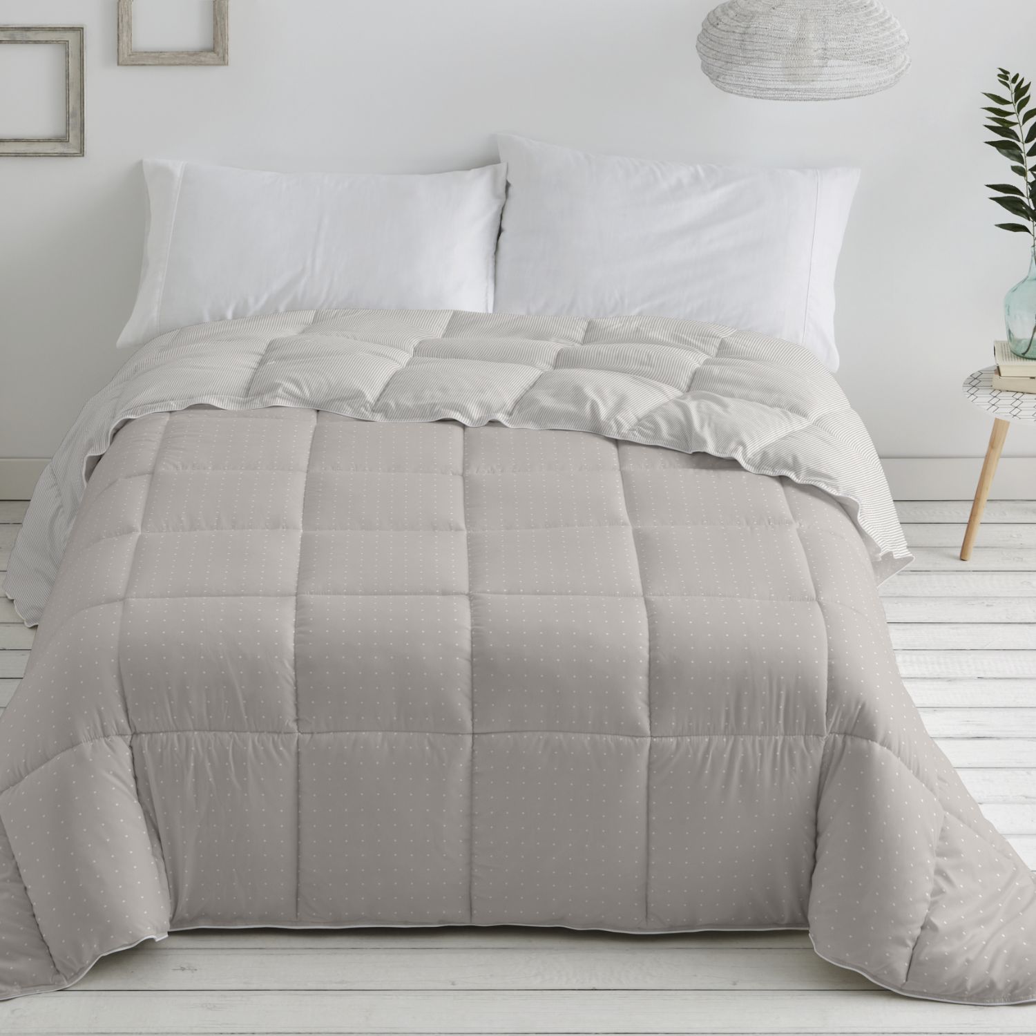 Edredón Nórdico Reversible 300gr | Diseño Geométrico | 5 Medidas de Cama | Máxima Calidez para Invierno | Microfibra Suave
