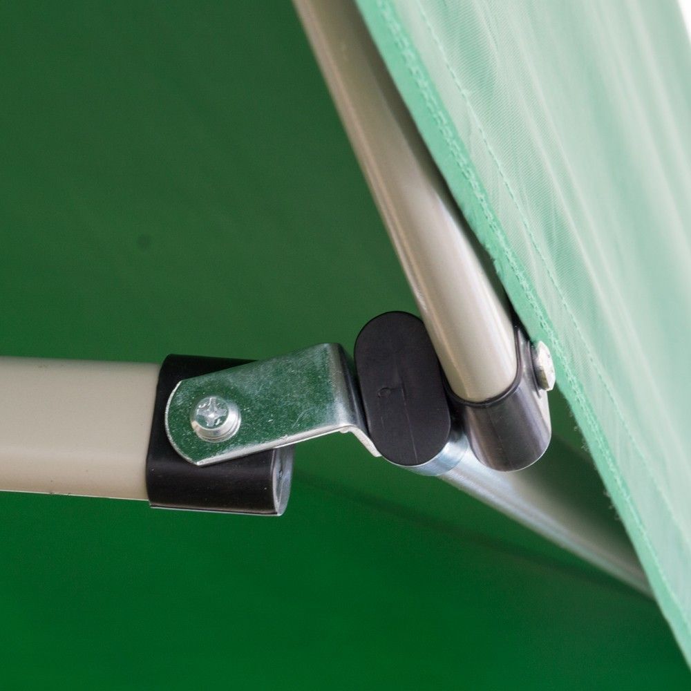 Gazebo plegable verde de 3 x 3 pulgadas cubierto de PVC impermeable