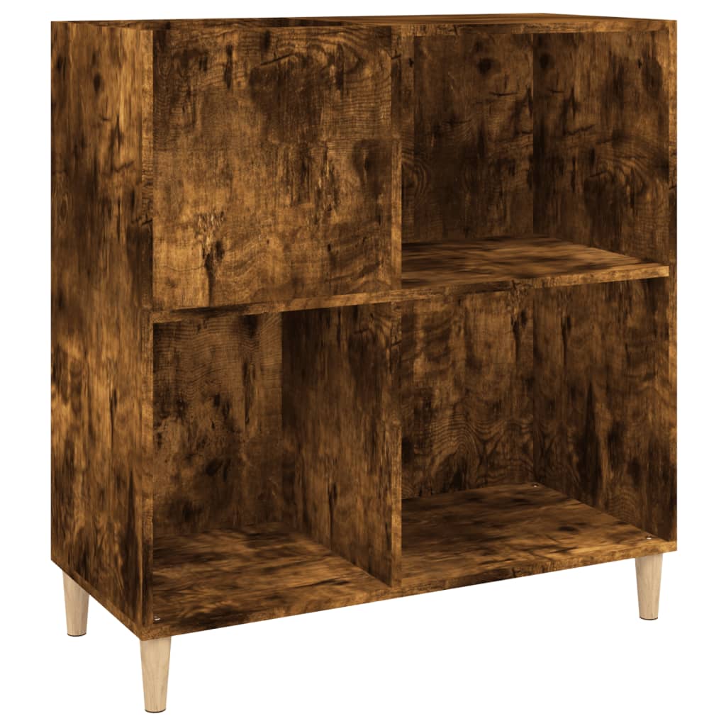 vidaXL Mueble para discos madera contrachapada 84,5x38x89 cm Multicolor
