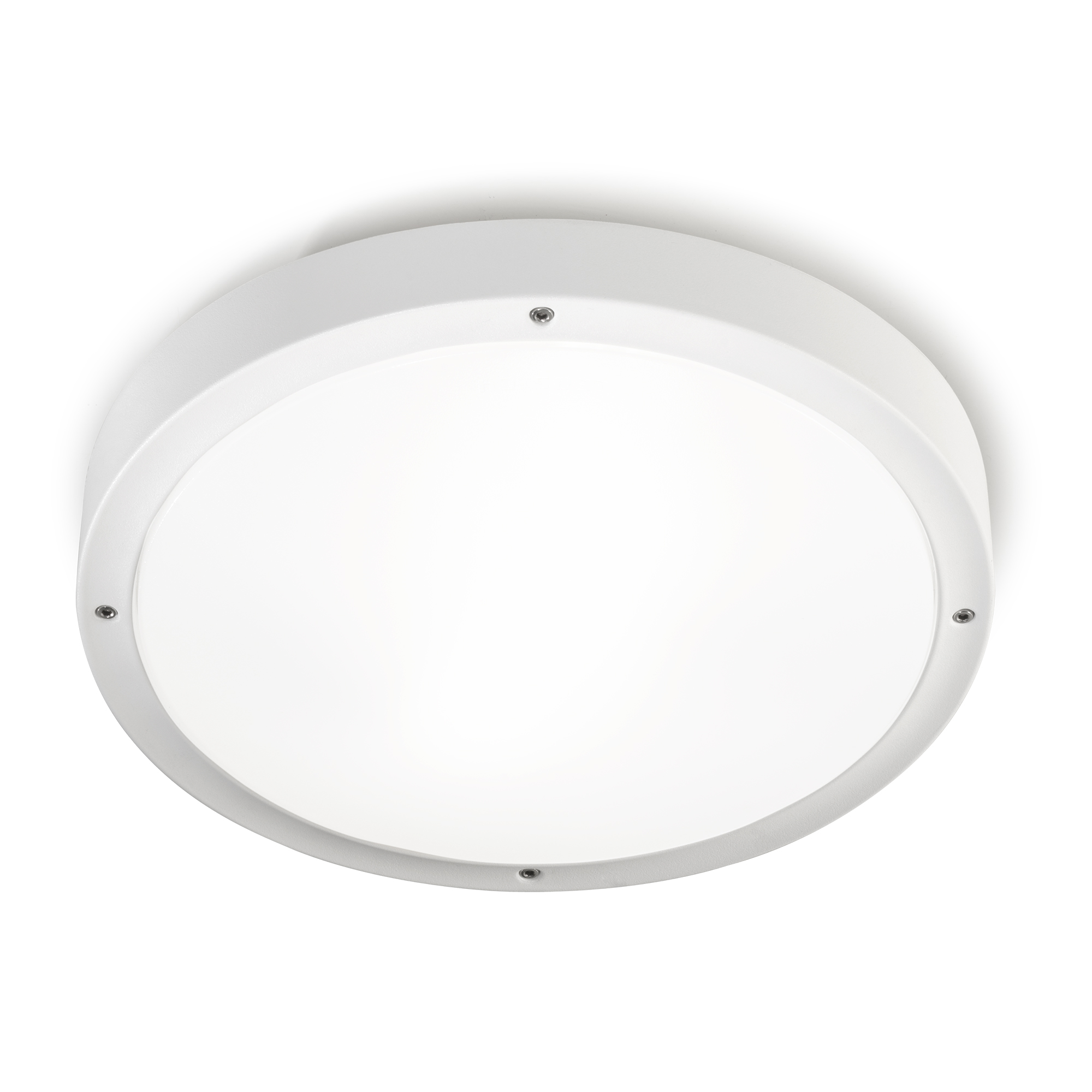 LEDS C4 Basic Sensor Plafón de Techo o Aplique Pared para Exterior Sensor Crepuscular de Movimiento. Luz LED Cálida IP65