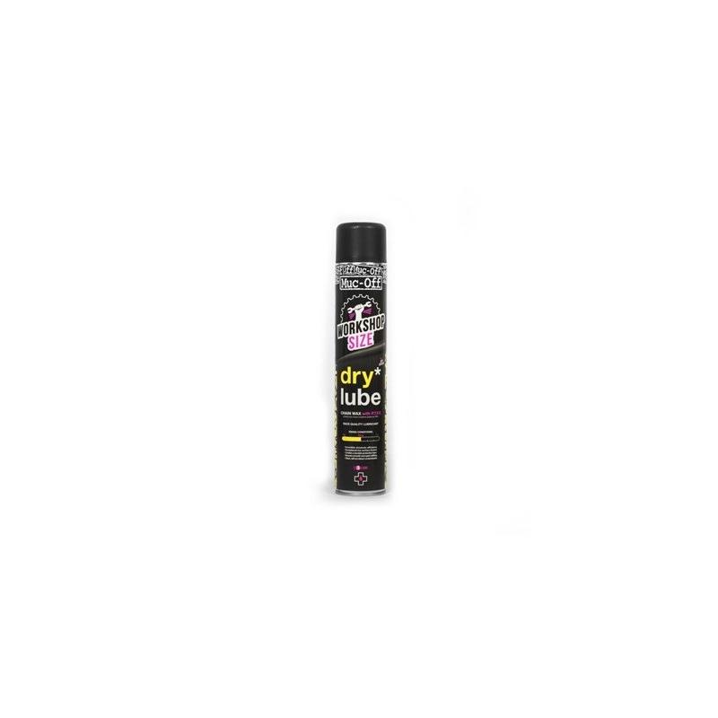 Muc-Off - Lubricante para cadena de bicicleta Clima Seco PTFE 750 ml, fórmula avanzada con PTFE para máxima reducción de fricción y protección duradera en condiciones secas y polvorientas