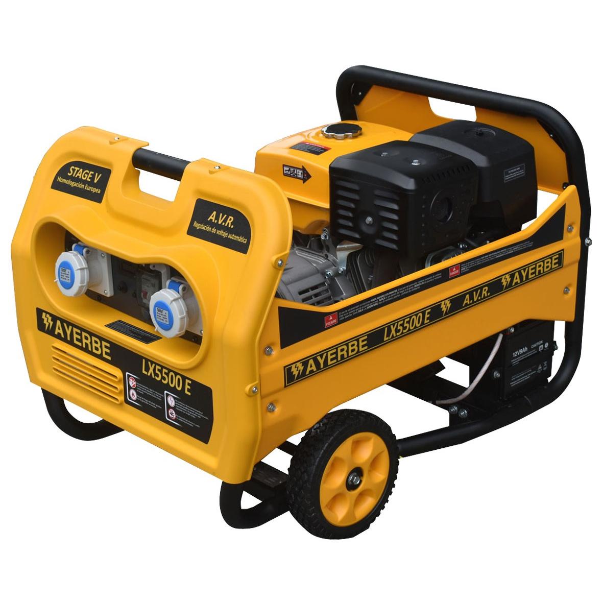 Grupo Electrógeno AYERBE LX5500 E MN G.E. Gasolina