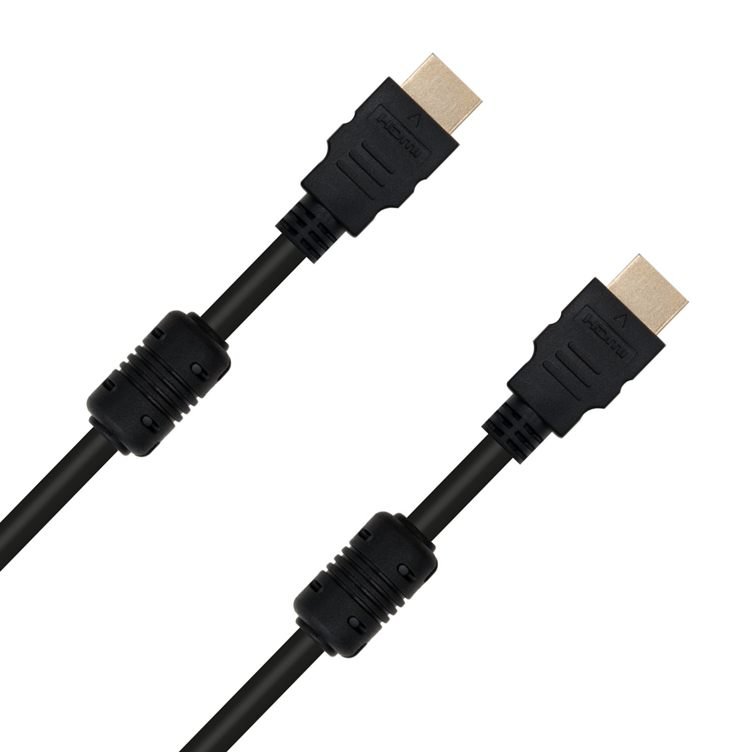 Nanocable Cable macho-macho HDMI V1.4 de alta velocidad Ethernet con Ferrita/HEC, A/M-A/M, negro, 3mts