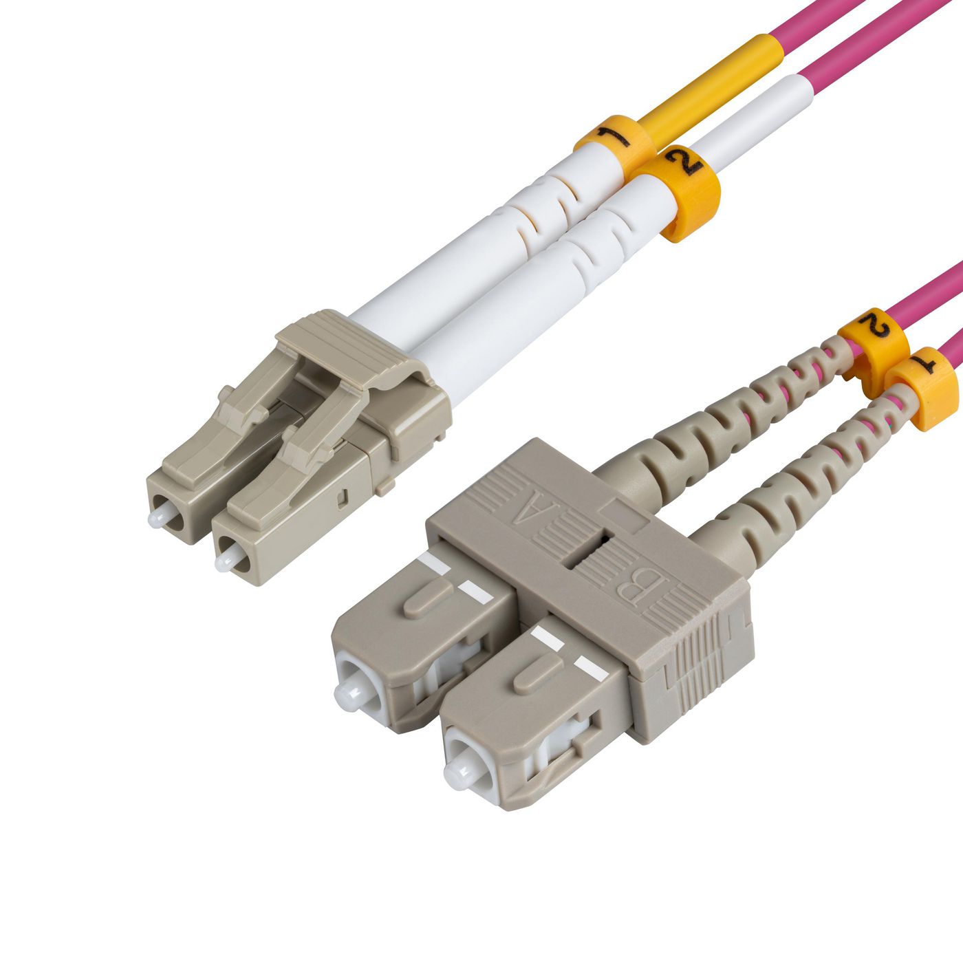 Cable de Fibra óptica Microconnect LC/UPC-SC/UPC 2m OM4