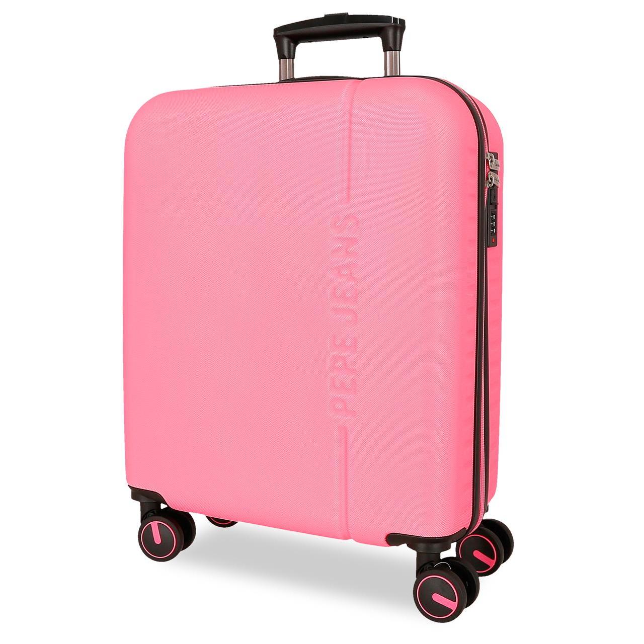 Maleta de cabina Pepe jeans Montana fucsia 40x55x20 cm