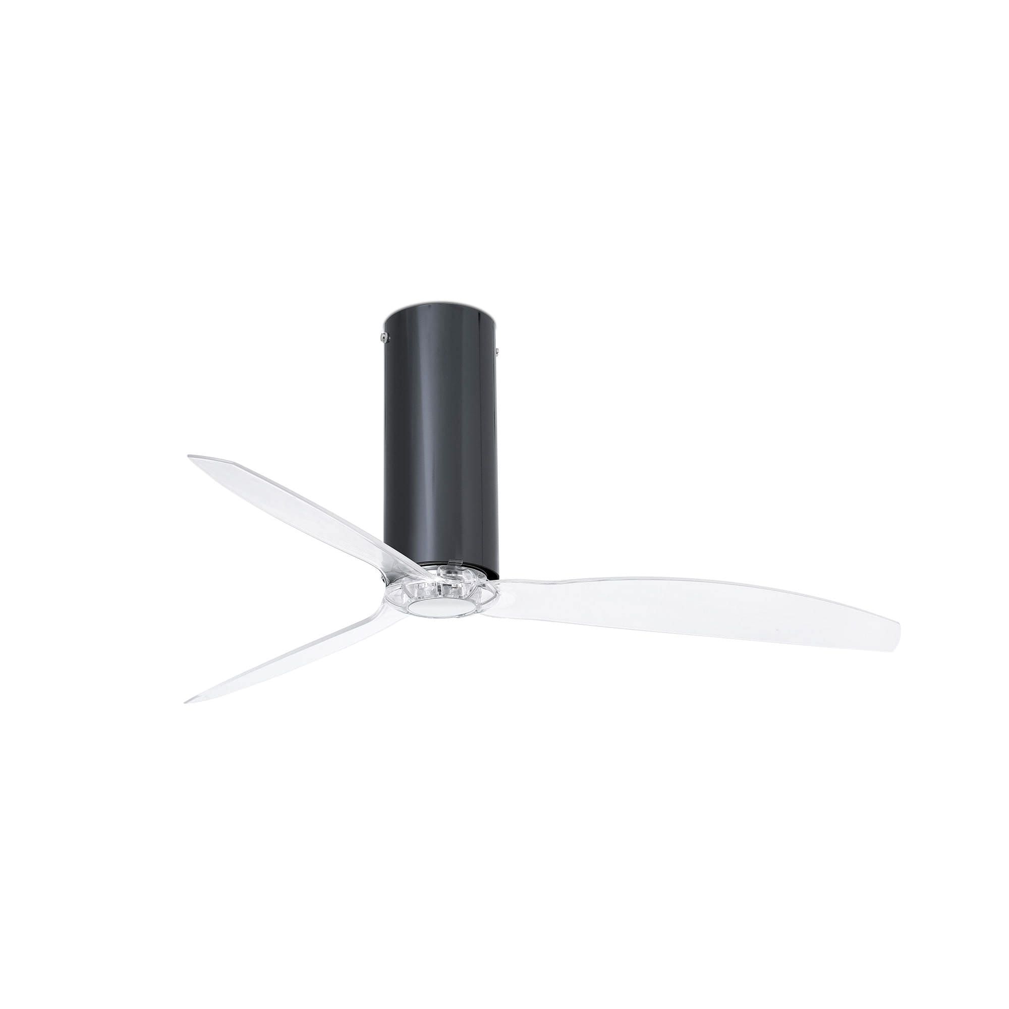 Faro 32035 Ventilador De Techo Sin Luz Dc Diámetro 128 Cm Hasta 176 M2 Negro Brillante