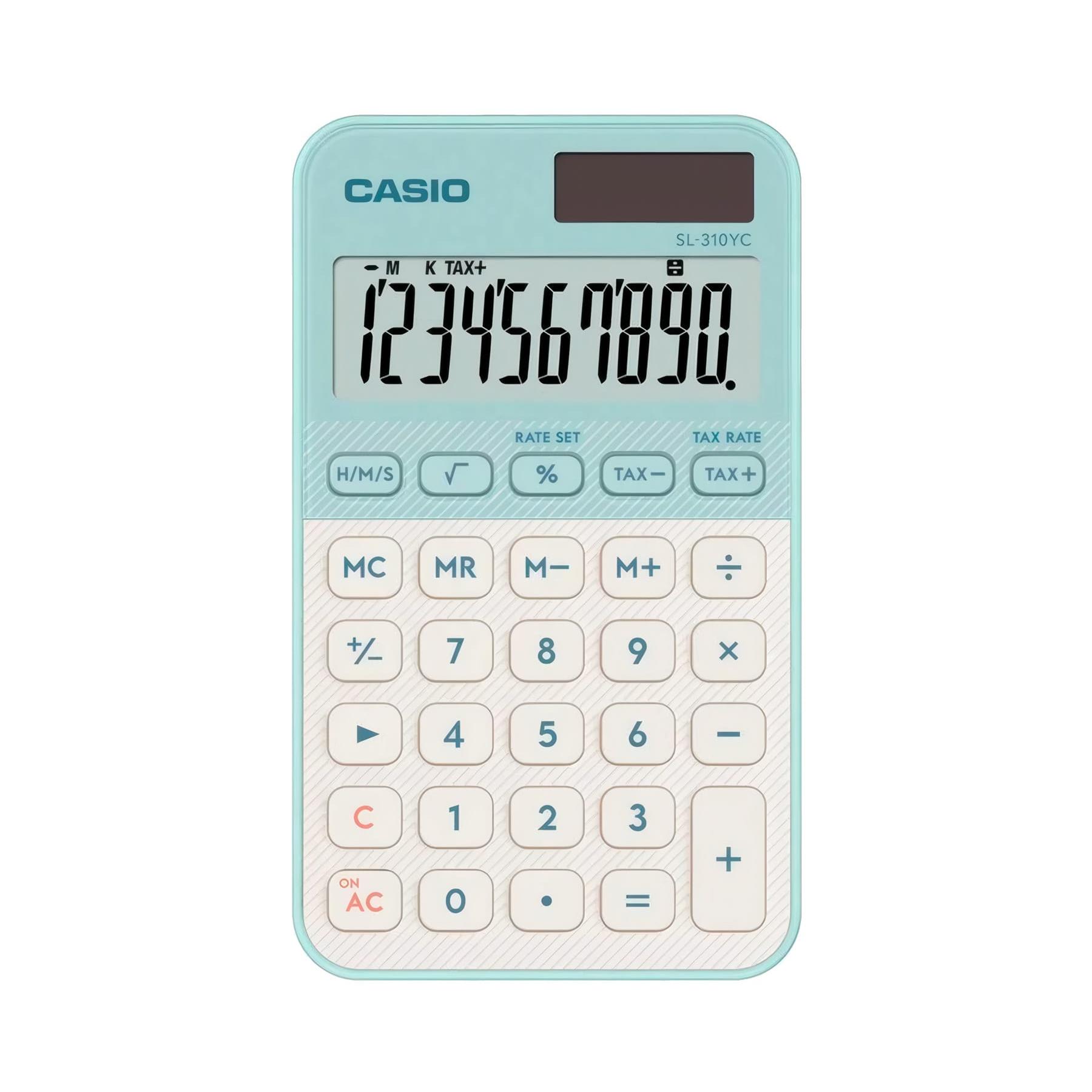 CASIO SL-310YC Verde claro / Calculadora de bolsillo