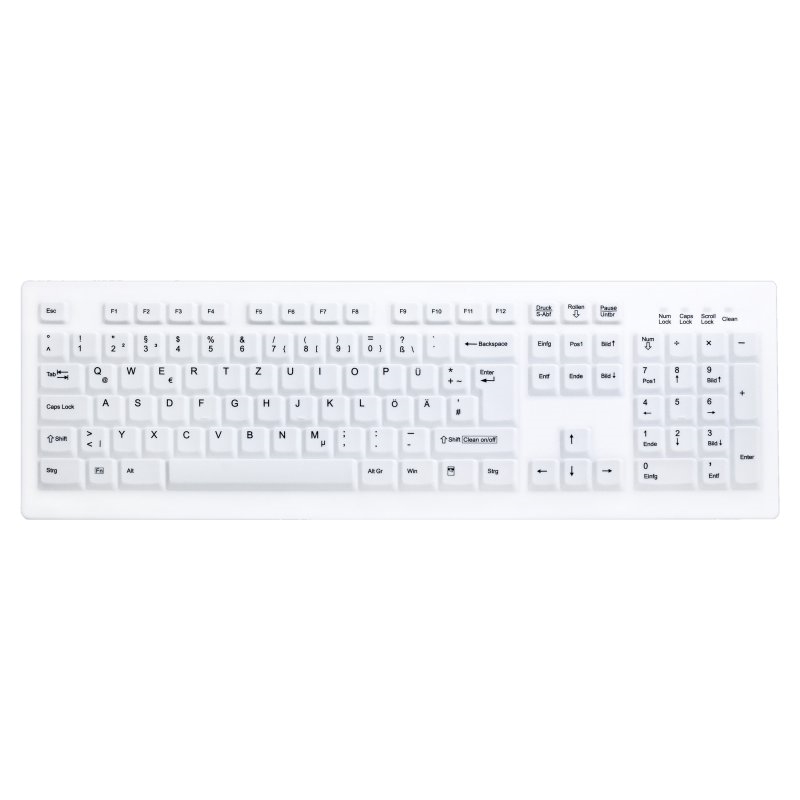 Teclado active key ak - c8100f - uvs - w - sp blanco ip68
